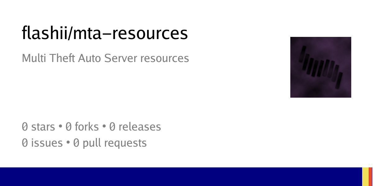flashii/mta-resources: Multi Theft Auto Server resources - Patchii